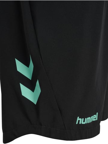 Hummel Verstellbare Taille Kurze Hose Hmlblaze Kinder in BLACK/POOL BLUE
