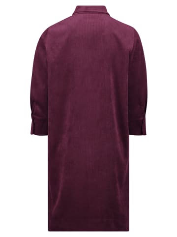 BETTY & CO Casual-Kleid mit Kragen in Dark Aubergine