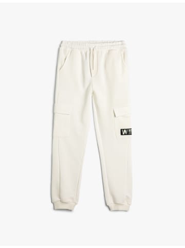 KOTON Sweathose in Weiß