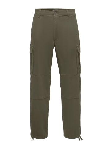 ONLY & SONS Cargo-Hose in Olive Night 1