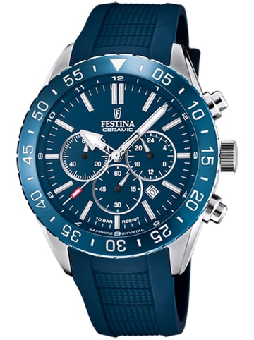 Festina Edelstahl Armbanduhr 44mm