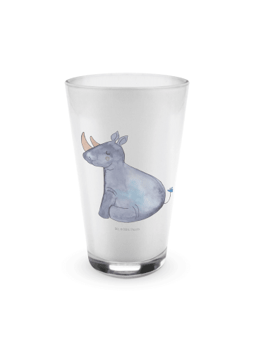 Mr. & Mrs. Panda Glas Einhorn Nashorn ohne Spruch in Transparent