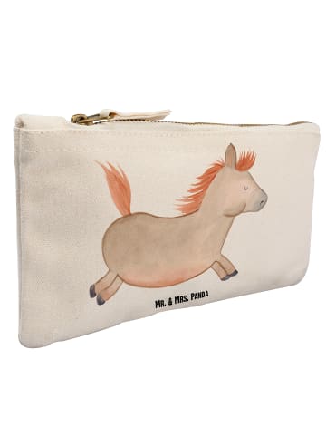 Mr. & Mrs. Panda Federmappe Pferd Springen ohne Spruch in Weiß