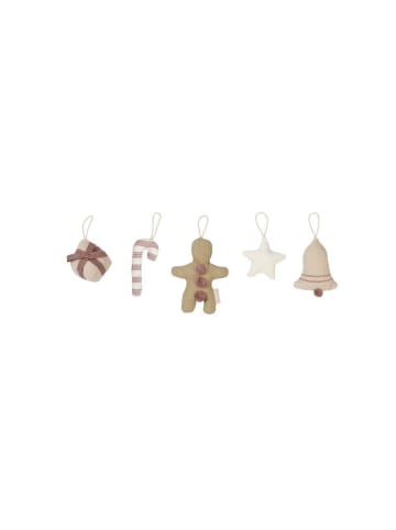 leevje Baumschmuck gingerbread man, star & present' in multicolored