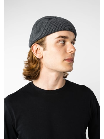 MELA Unisex Kurze Rippstrick Mütze RAFI