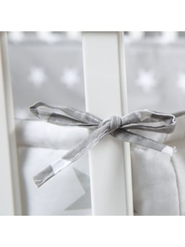 roba Laufgitter Little Stars weiß inkl. Schutzeinlage & Rollen