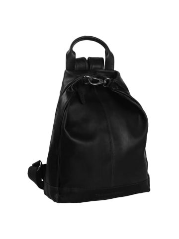 The Chesterfield Brand Wax Pull Up City Rucksack Leder 40 cm in schwarz