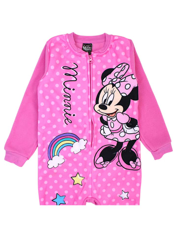 Disney Minnie Mouse Overall Fleece Schlafanzug Minnie Mouse in Pink