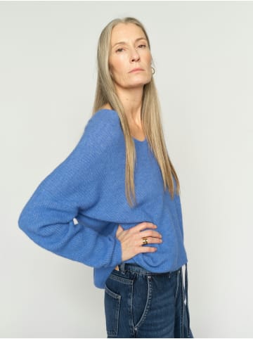 Mos Mosh Pullover MMThora in blau - 0023
