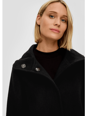 s.Oliver BLACK LABEL Outdoor-Jacke langarm in Schwarz