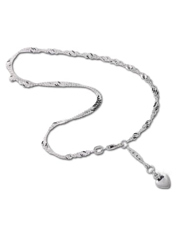 SilberDream Fußkette Silber 925 Sterling Silber ca. 25cm Herz