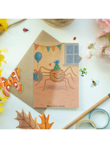 Mr. & Mrs. Panda jubiläumskarte Spinne Agathe Party Design ohne ... in Weiß