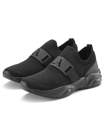 LASCANA ACTIVE Slip-On Sneaker in schwarz