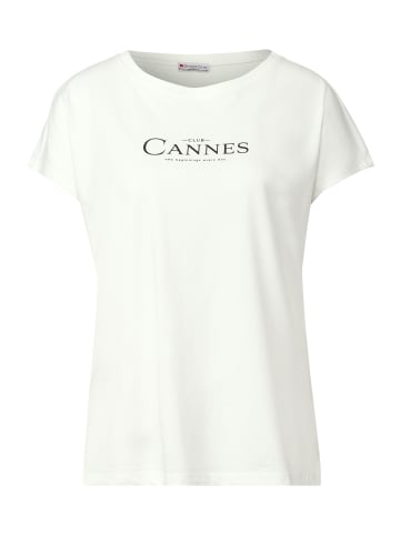 Street One 'Shirt mit Folien-Wording' Weiß