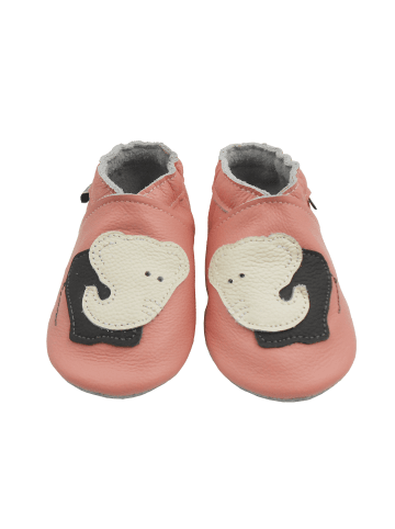 Bemesu Baby Krabbelschuhe aus Leder, weiche Lauflernschuhe mit rutschfester Sohle