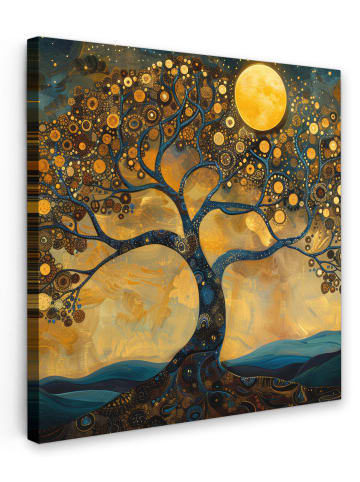 MuchoWow Leinwand Bilder Vollmond