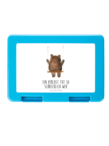 Mr. & Mrs. Panda Lunchbox Bär Schaukel mit Spruch in Weiß