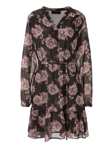 Aniston CASUAL Tunikakleid in braun-altrosa-malve-hellbraun