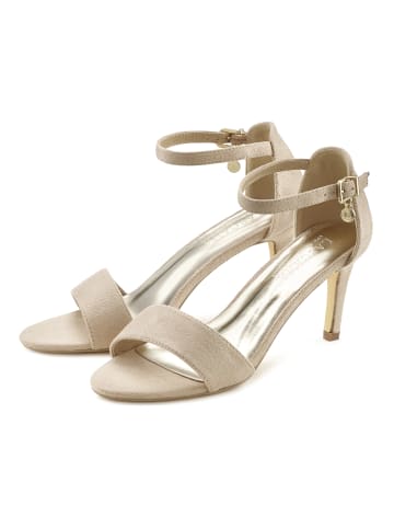 LASCANA High-Heel-Sandalette in beige