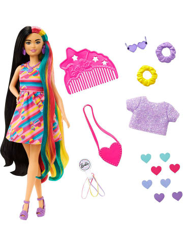 Mattel Barbie Totally Hair Puppe (schwarze/bunte Haare) inkl. Styling-Zubeh&ouml;r