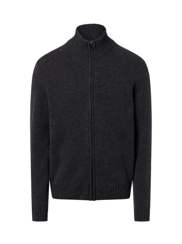 Nils Sundström Strickjacke in anthrazit - 0001