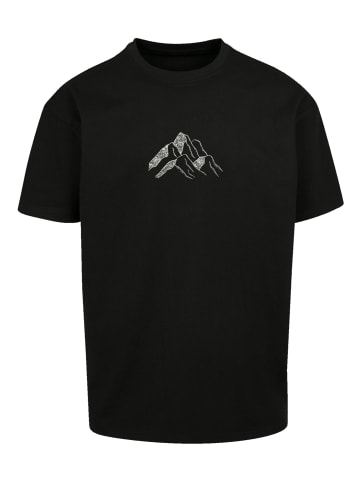 F4NT4STIC Herren T-Shirt Oversized PLUS SIZE Mountain Berge in schwarz