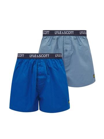 Lyle & Scott Boxer 2-Er Set in Pastellblau/Blau