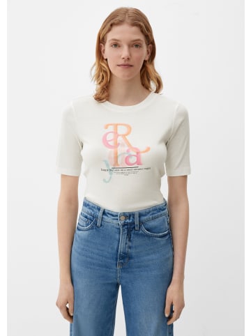 s.Oliver T-Shirt in 02D1_ecru