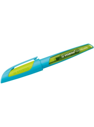 STABILO Ergonomischer Schulfüller Easybuddy Fresh Edition L hellblau/limette +...