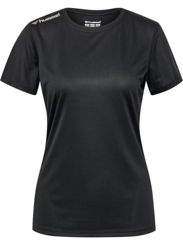 Hummel Shirt "Hmlrun Jersey S/S Woman" in Schwarz