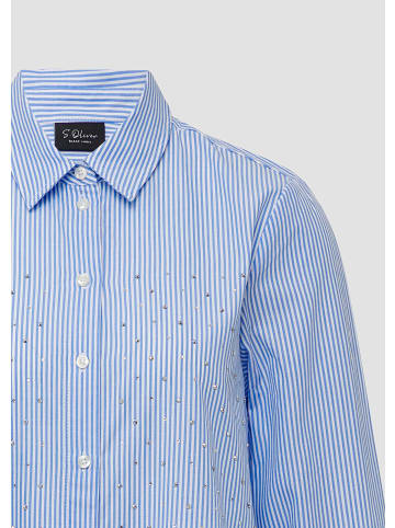s.Oliver BLACK LABEL Bluse langarm in Blau
