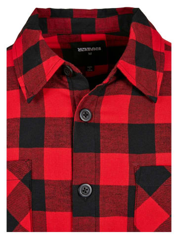 Urban Classics Urban Classics Hemden in black/red