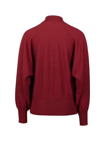 Zero  Feinstrickpullover mit Stehkragen in Cabernet