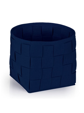 N8WERK Aufbewahrungskorb Filz 32cm dunkelblau  Blau
