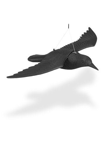 relaxdays 10x Taubenschreck in Schwarz