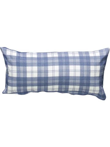 Dormisette Biber Kissenbezug in schieferblau