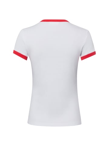 s.Oliver T-Shirt Vintage Collection in weiß rot