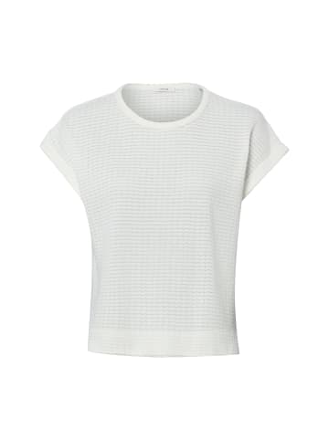 OPUS Strickshirt Sishel in weiß