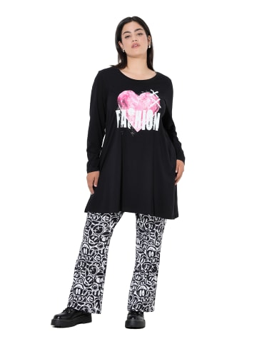 Angel of Style Longshirt in schwarz