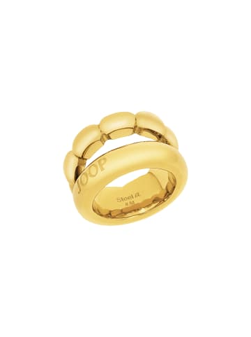 JOOP! Ring Edelstahl, IP Gold in Gold