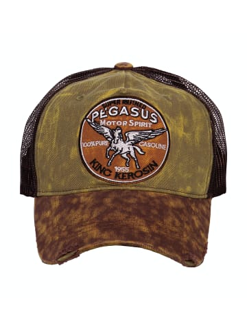King Kerosin King Kerosin Trucker Cap Pegasus in olivgrün