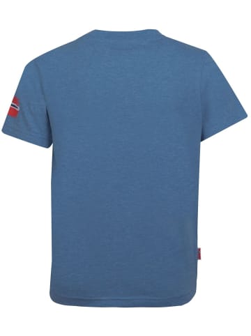 Trollkids T-Shirt "Trollfjord" in Französisch Blau