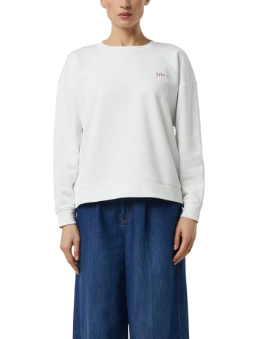 comma Sweatshirt in weiß rot