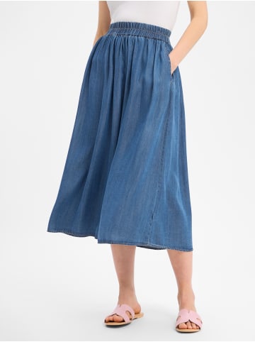 Marie Lund Jeansrock in medium stone