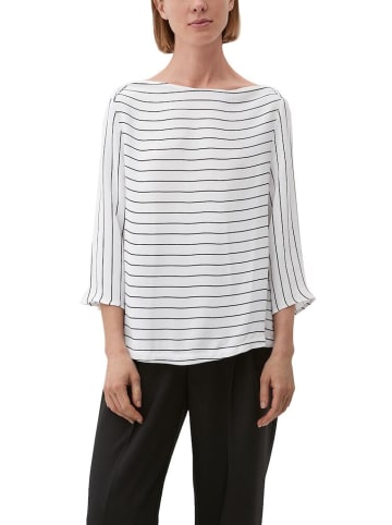 S.OLIVER RED LABEL Langarmbluse in ecru