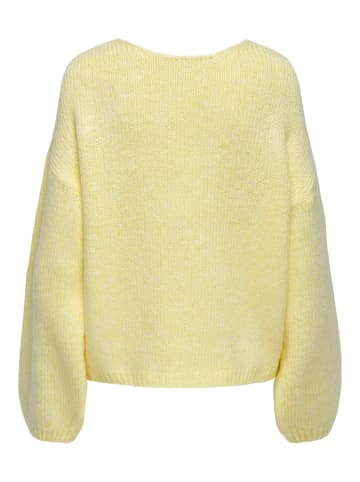 JDY Strickpullover in Pastel Yellow
