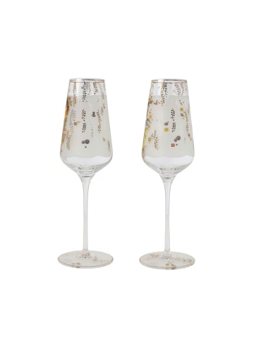 Goebel Sektglas " Gustav Klimt - Adele & der Kuss " in Bunt