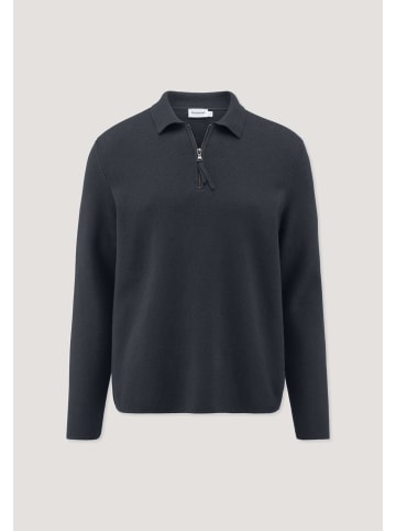 Hessnatur Strick Polo in marine