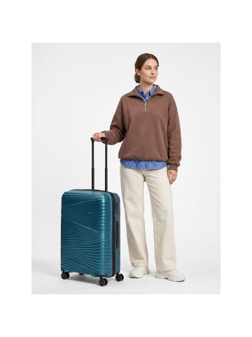 Pactastic Collection 02 THE MEDIUM 4 Rollen Trolley 67 cm turquoise metallic 2