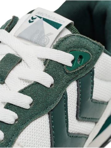 Hummel Schnürsenkel Sneaker Monaco 86 Erwachsene in WHITE/GREEN